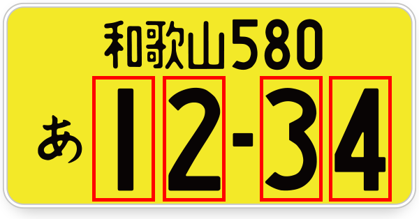 希望できる番号